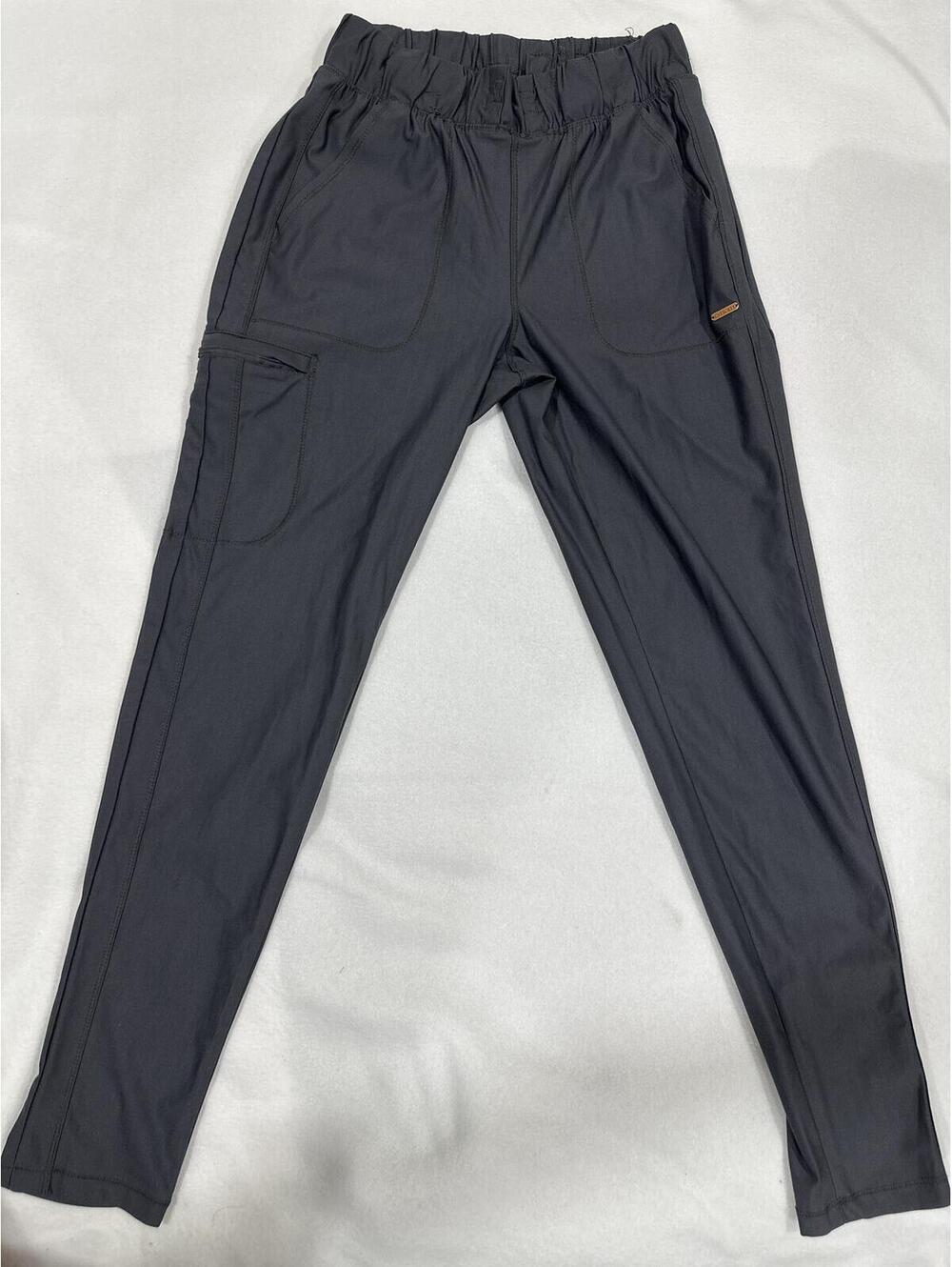 Cherokee Dark Gray Elastic Waist Scrub pants Size S